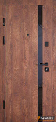Вхідні двері квартирні abwehr (абвер) модель 515 stella (колір спил дерева кон'ячного) комплектація classic+