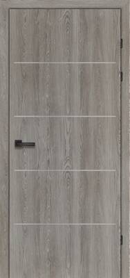 Міжкімнатні двері ламіновані стандарт 2.8 брама дуб сірий