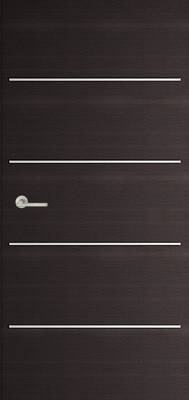 Міжкімнатні двері ламіновані стандарт 15.11 брама мокка
