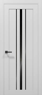 Міжкімнатні двері ламіновані tetra t-03 (blk) альпійський білий пвх