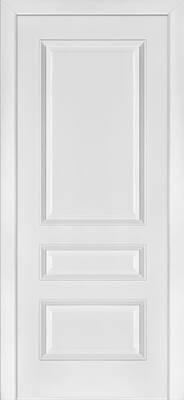 Міжкімнатні двері шпоновані шпонированная дверь модель 53 ясень белый эмаль гл