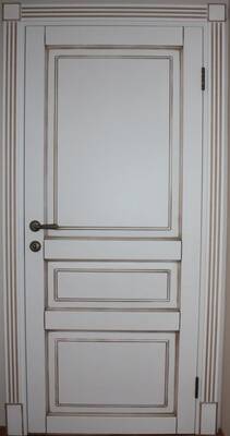 дерев'яні двері Тип А 21 патина ПГ - Фото
