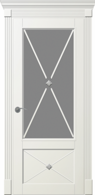 Міжкімнатні двері фарбовані окрашенная дверь милан-венециано по белая