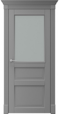 Міжкімнатні двері фарбовані лондон по сіра ral 7004