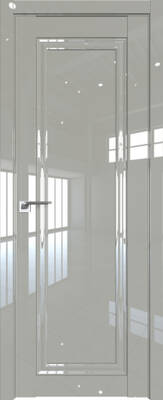 Міжкімнатні двері ламіновані глянцеві 120l колір галька люкс