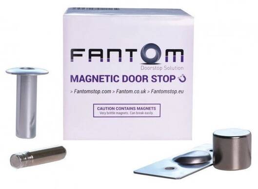 Фурнітура обмежувачі стопори дверей стопор дверний магнітний fantom premium хром мат код: fds11115rtb