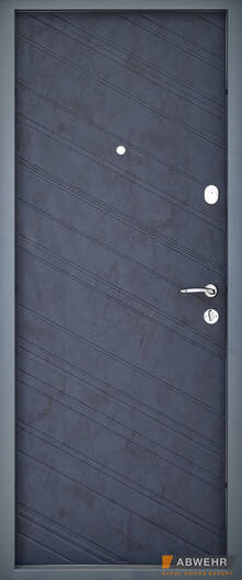 Вхідні двері квартирні abwehr (абвер) модель fora (колір бетон антрацит) комплектація nova