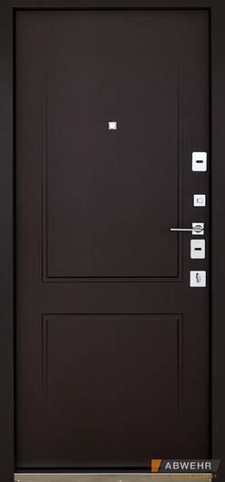 Вхідні двері квартирні abwehr модель 440 priority (колір венге темний) комплектация megapolispro