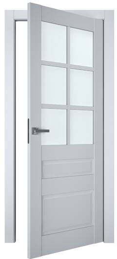 Межкомнатные двери ламинированные ламинированная дверь модель 607 серый пo