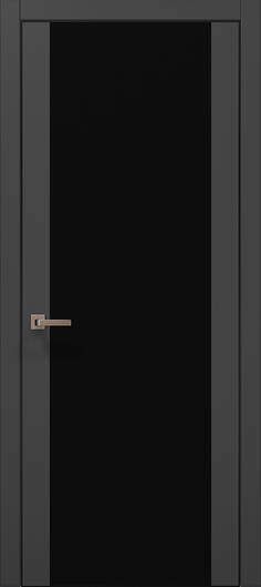 Межкомнатные двери ламинированные ламинированная дверь plato-14 темно-серый супермат