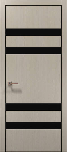 Межкомнатные двери ламинированные ламинированная дверь plato-28 дуб кремовый алюминиевая кромка