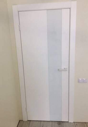 Міжкімнатні двері фарбовані а3 біла серія 