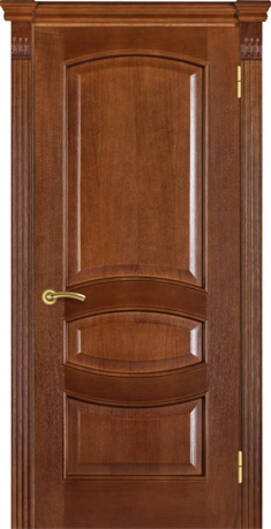 Міжкімнатні двері шпоновані шпонированная дверь модель 50 дуб браун глухая
