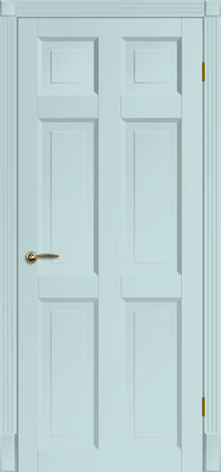 Межкомнатные двери окрашенные окрашенная дверь америка пг дымчато-голубой