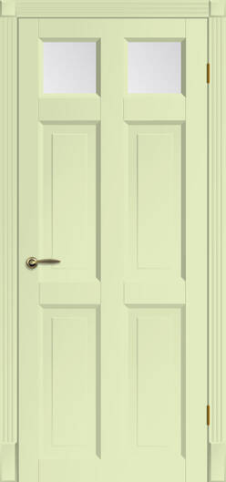 Міжкімнатні двері фарбовані америка пчo лілова