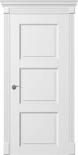 Міжкімнатні двері фарбовані рим пг біла