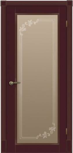 Межкомнатные двери окрашенные окрашенная дверь флоренция поо бордо с рисунком