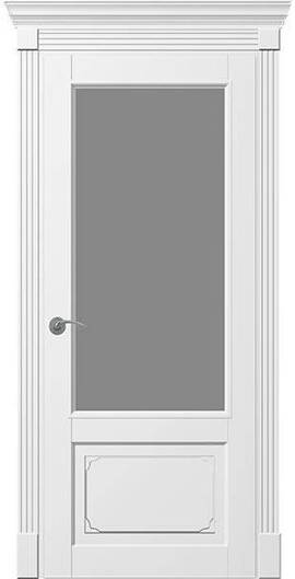 Міжкімнатні двері фарбовані окрашенная дверь неаполь по белая