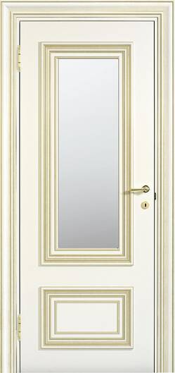 Міжкімнатні двері фарбовані мадрид по білі
