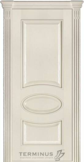 Міжкімнатні двері шпоновані шпонированная дверь модель 55 ясень crema глухая