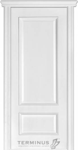 Міжкімнатні двері шпоновані шпонированная дверь модель 52 ясень белый эмаль глухая