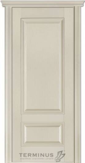 Міжкімнатні двері шпоновані шпонированная дверь модель 52 ясень crema глухая