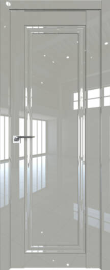Міжкімнатні двері ламіновані глянцеві 120l колір галька люкс