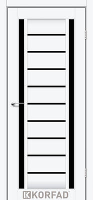 Міжкімнатні двері ламіновані модель vld-03 білий перламутр