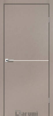 Міжкімнатні двері ламіновані darumi plato line ptl-03 сірий краст