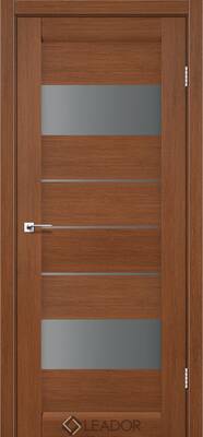 Міжкімнатні двері ламіновані ламінована дверь leador arona браун