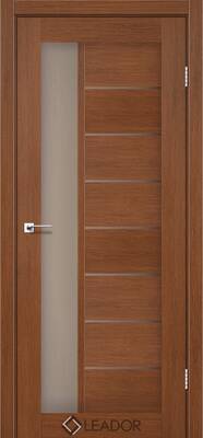 Міжкімнатні двері ламіновані ламінована дверь leador lorenza  браун