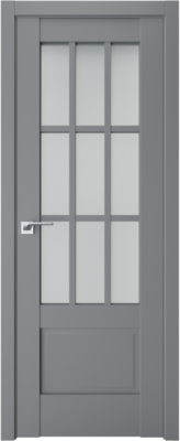 Міжкімнатні двері ламіновані ламінована дверь модель 604 сірий пo