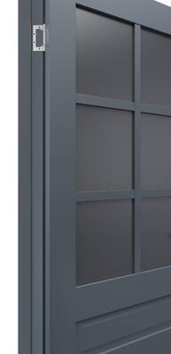 Міжкімнатні двері ламіновані ламінована дверь модель 607 антрацит пo