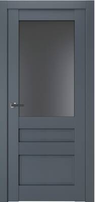 Міжкімнатні двері ламіновані ламінована дверь модель 608 антрацит пo