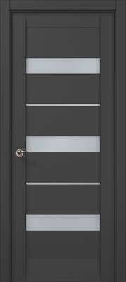 Межкомнатные двери ламинированные ламинированная дверь ml-22 темно-серый супермат