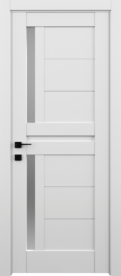 Міжкімнатні двері ламіновані ламінована дверь la-06 колір - сніжний