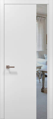 Міжкімнатні двері ламіновані ламінована дверь plato-05 білий матовий