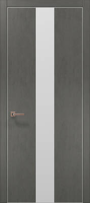 Міжкімнатні двері ламіновані ламінована дверь plato-06 бетон сірий