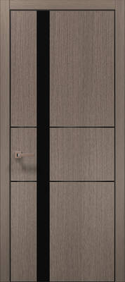 Міжкімнатні двері ламіновані ламінована дверь plato-08 дуб сірий