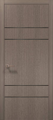Межкомнатные двери ламинированные ламинированная дверь plato-09 дуб серый