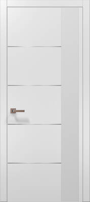 Межкомнатные двери ламинированные ламинированная дверь plato-11 белый матовый
