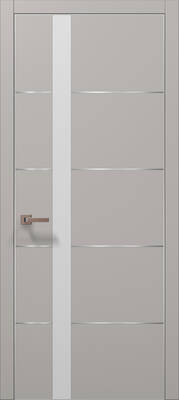 Межкомнатные двери ламинированные ламинированная дверь plato-12 светло-серый супермат