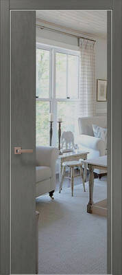 Межкомнатные двери ламинированные ламинированная дверь plato-13 бетон серый