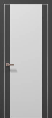 Межкомнатные двери ламинированные ламинированная дверь plato-14 темно-серый супермат