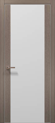 Міжкімнатні двері ламіновані ламінована дверь plato-14 дуб сірий