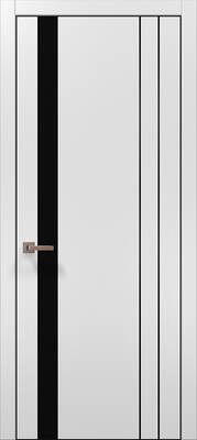 Міжкімнатні двері ламіновані ламінована дверь plato-22 білий матовий