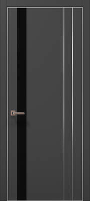 Межкомнатные двери ламинированные ламинированная дверь plato-22 темно-серый супермат