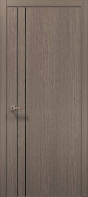Міжкімнатні двері ламіновані ламінована дверь plato-24 дуб сірий