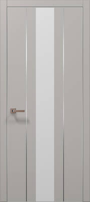 Міжкімнатні двері ламіновані ламінована дверь plato-29 світло-сірий супермат