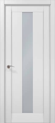 Міжкімнатні двері ламіновані ламінована дверь ml-01 білий матовий